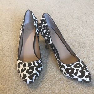 INC animal print heels